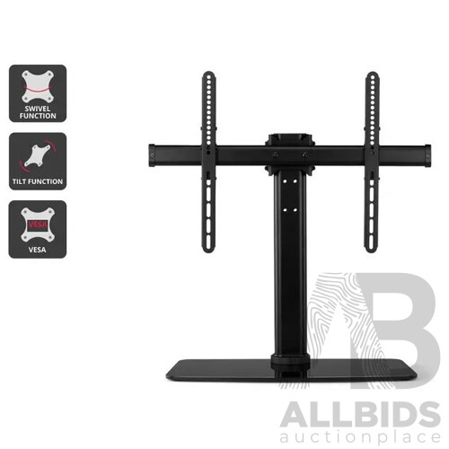 Kogan Swivel Tabletop TV Stand With Glass Base for 32