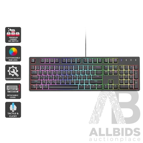 Kogan Bluetooth Mouse, Gaming Headphones, and Full RGB Mechanical Keyboard - Lot of 3 - Total ORP $117.98