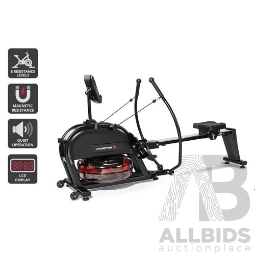 Fortis Water & Magnetic Hybrid Full-Motion Rowing Machine (MR-600) - ORP $199.00