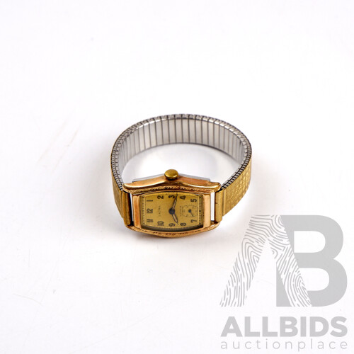 Antique Lavina Rolled Gold Ladies Wrist Watch