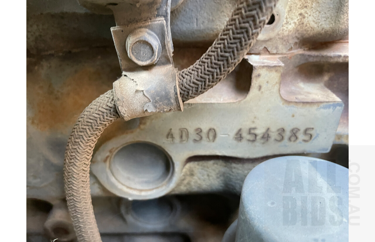 5/1985 Mitsubish Canter 55 Pantech White 3.3L