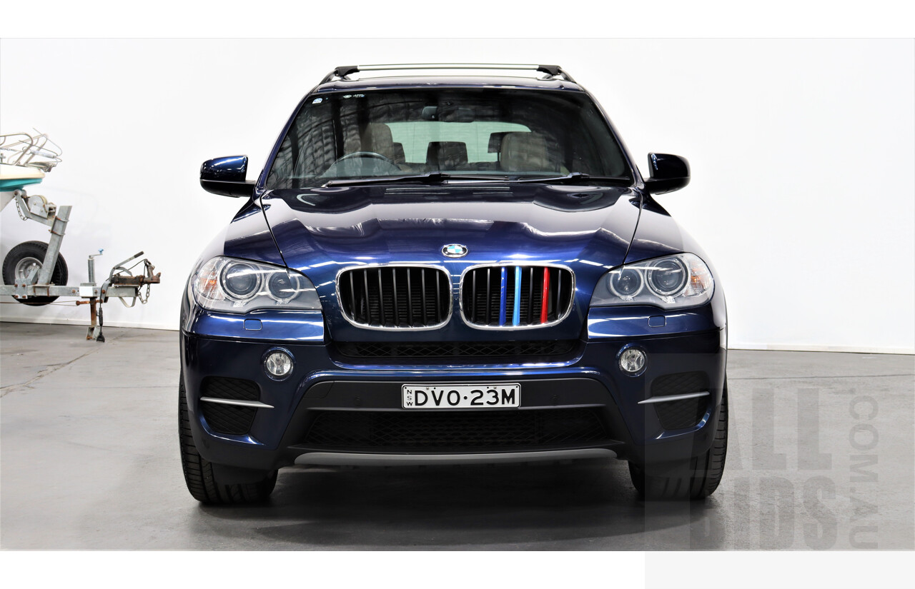 10/2012 Bmw X5 Xdrive 30d E70 MY10 4d Wagon Blue 3.0L Turbo Diesel