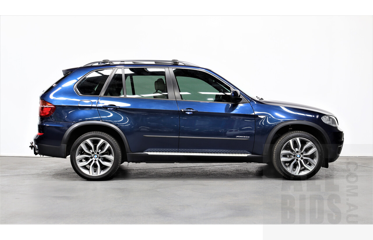 10/2012 Bmw X5 Xdrive 30d E70 MY10 4d Wagon Blue 3.0L Turbo Diesel