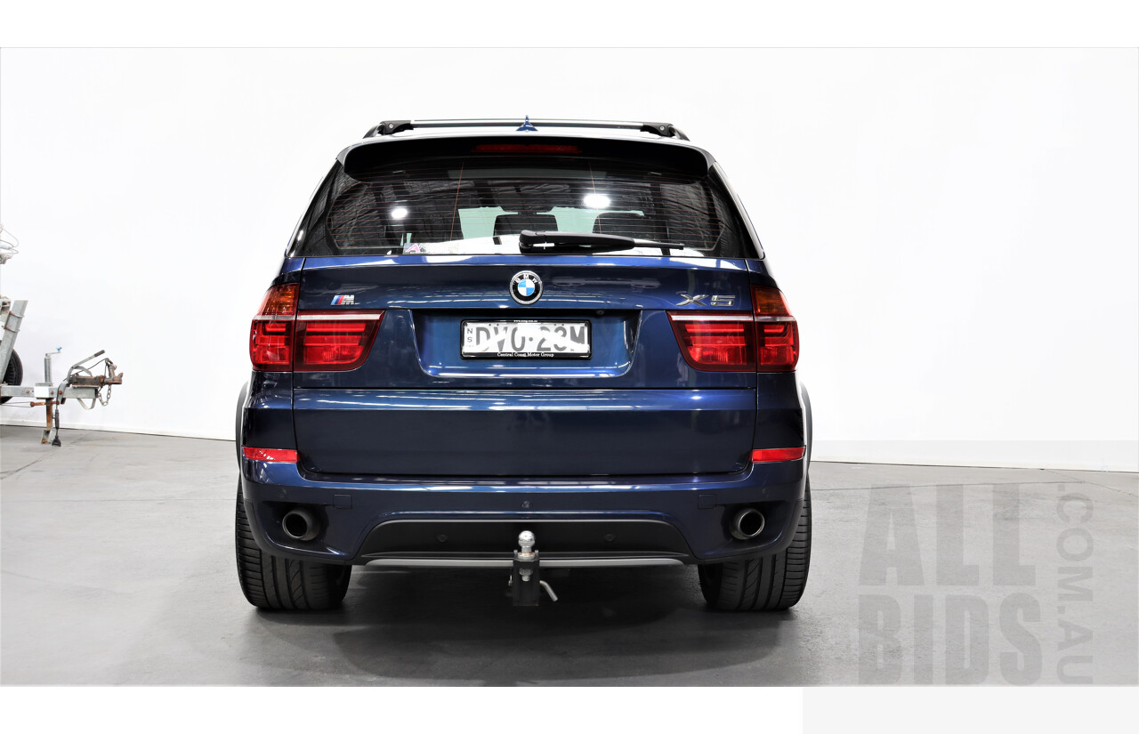 10/2012 Bmw X5 Xdrive 30d E70 MY10 4d Wagon Blue 3.0L Turbo Diesel