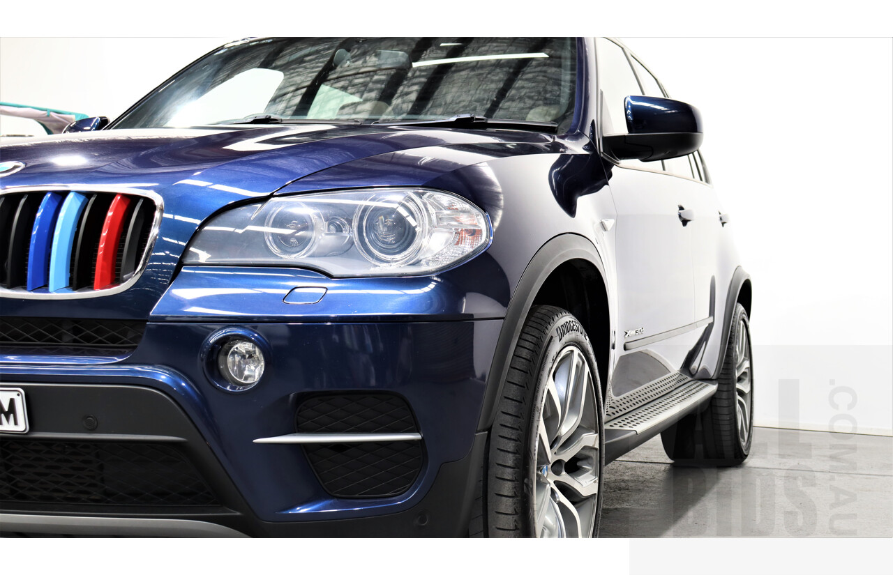 10/2012 Bmw X5 Xdrive 30d E70 MY10 4d Wagon Blue 3.0L Turbo Diesel