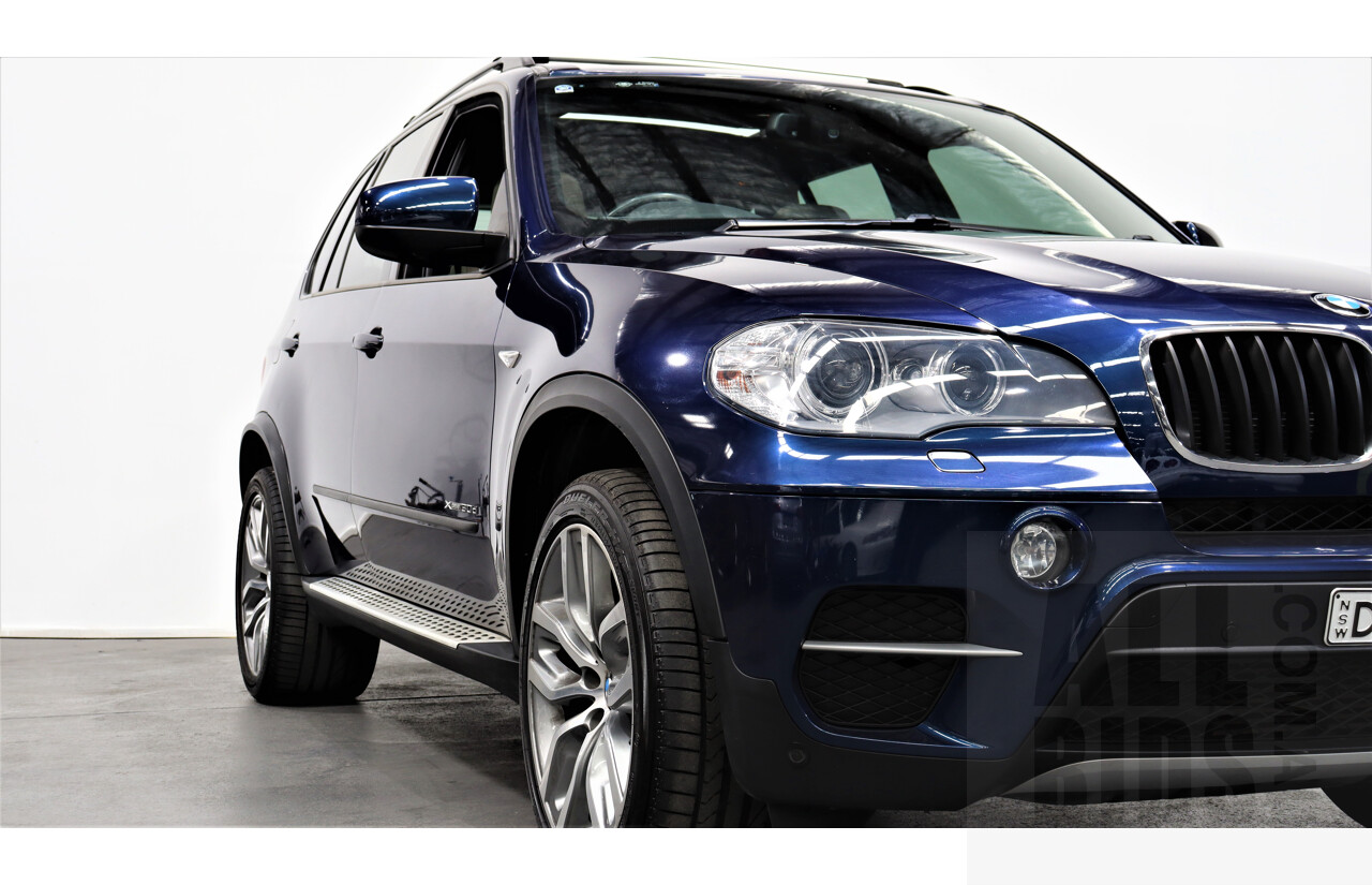 10/2012 Bmw X5 Xdrive 30d E70 MY10 4d Wagon Blue 3.0L Turbo Diesel