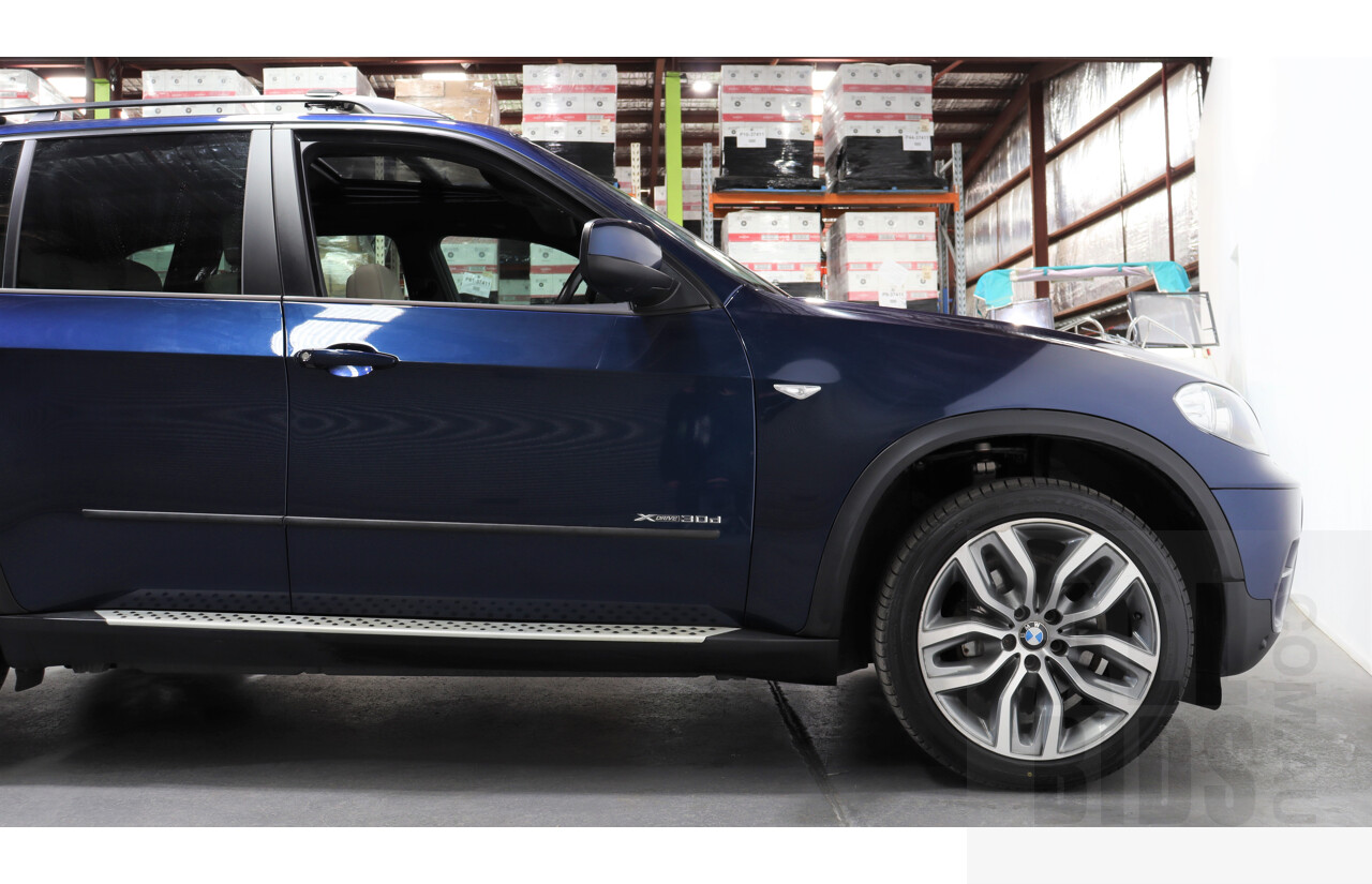 10/2012 Bmw X5 Xdrive 30d E70 MY10 4d Wagon Blue 3.0L Turbo Diesel