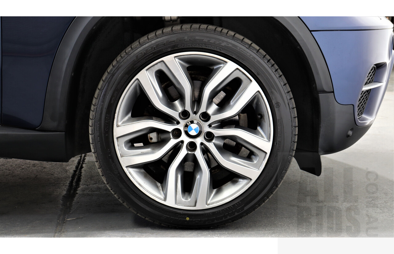10/2012 Bmw X5 Xdrive 30d E70 MY10 4d Wagon Blue 3.0L Turbo Diesel