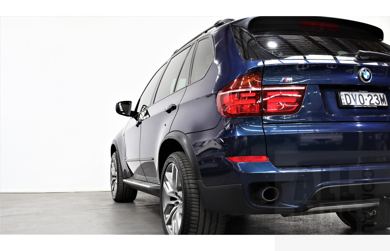 10/2012 Bmw X5 Xdrive 30d E70 MY10 4d Wagon Blue 3.0L Turbo Diesel