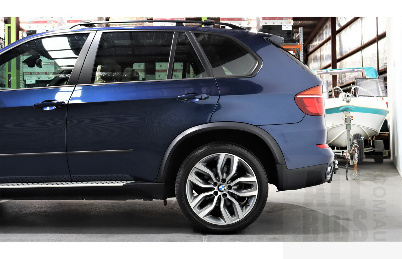 10/2012 Bmw X5 Xdrive 30d E70 MY10 4d Wagon Blue 3.0L Turbo Diesel