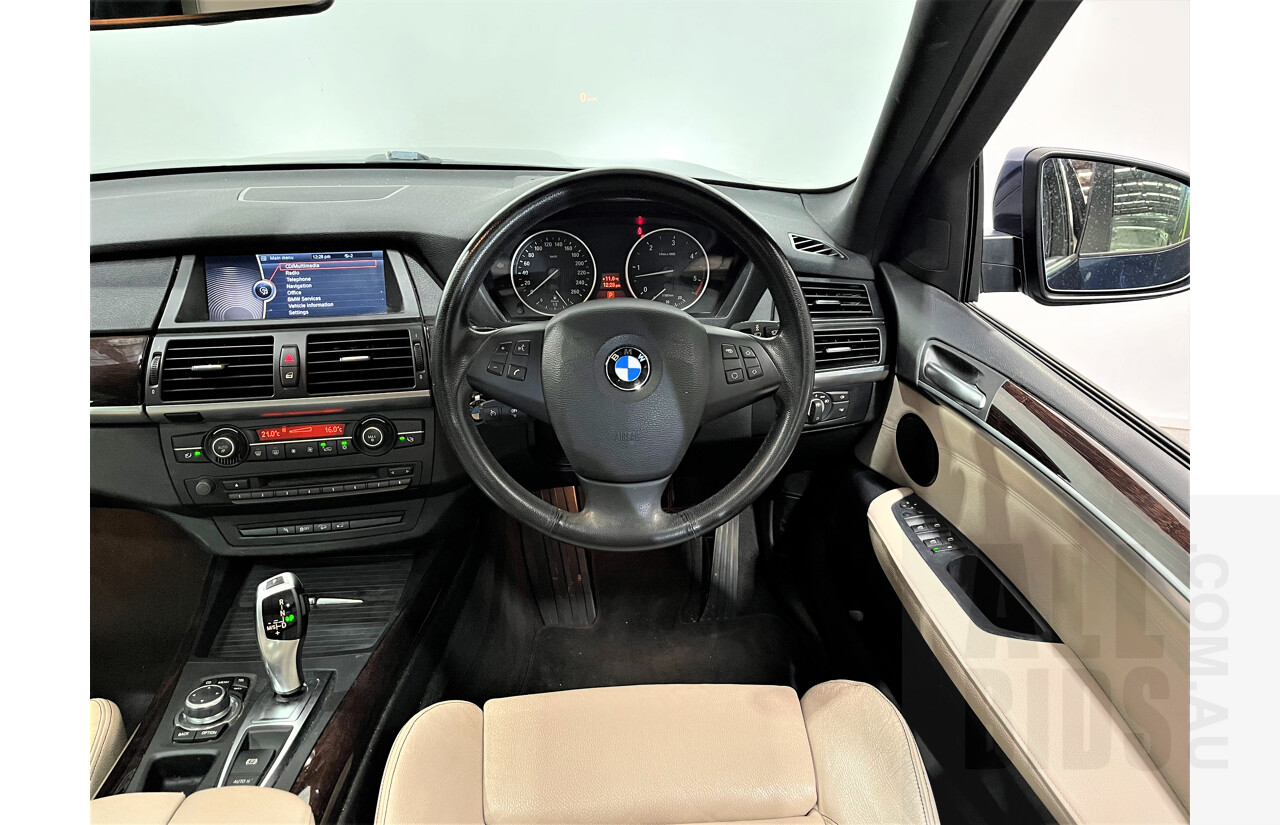 10/2012 Bmw X5 Xdrive 30d E70 MY10 4d Wagon Blue 3.0L Turbo Diesel