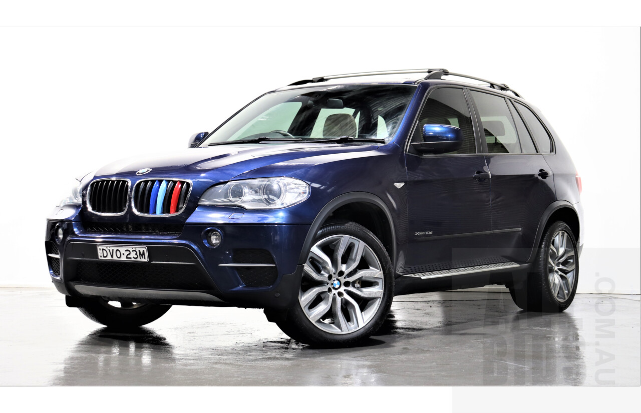 10/2012 Bmw X5 Xdrive 30d E70 MY10 4d Wagon Blue 3.0L Turbo Diesel