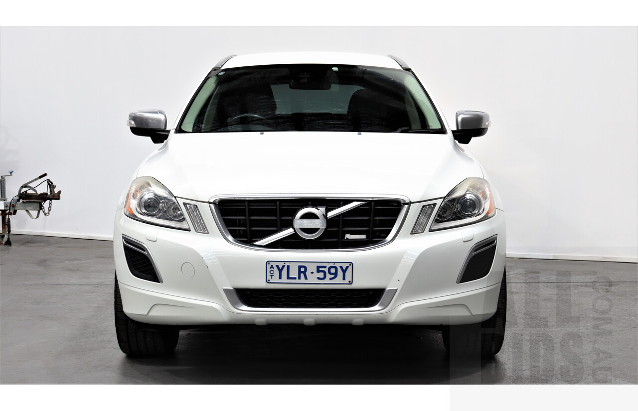 6/2013 Volvo XC60 D5 R-Design Polestar DZ MY12 4d Wagon White 2.4L Turbo Diesel
