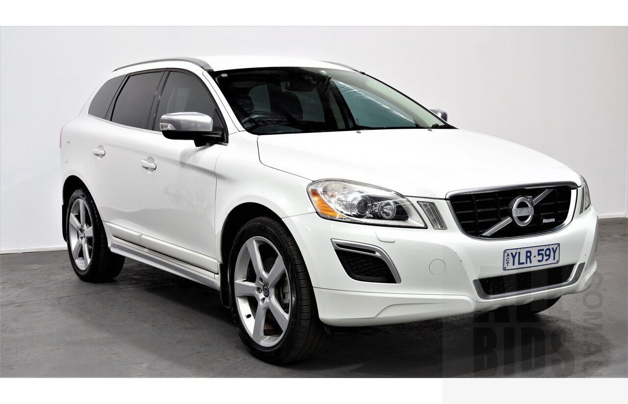 6/2013 Volvo XC60 D5 R-Design Polestar DZ MY12 4d Wagon White 2.4L Turbo Diesel