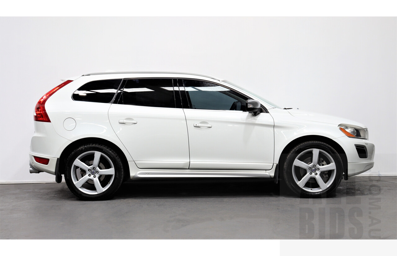 6/2013 Volvo XC60 D5 R-Design Polestar DZ MY12 4d Wagon White 2.4L Turbo Diesel