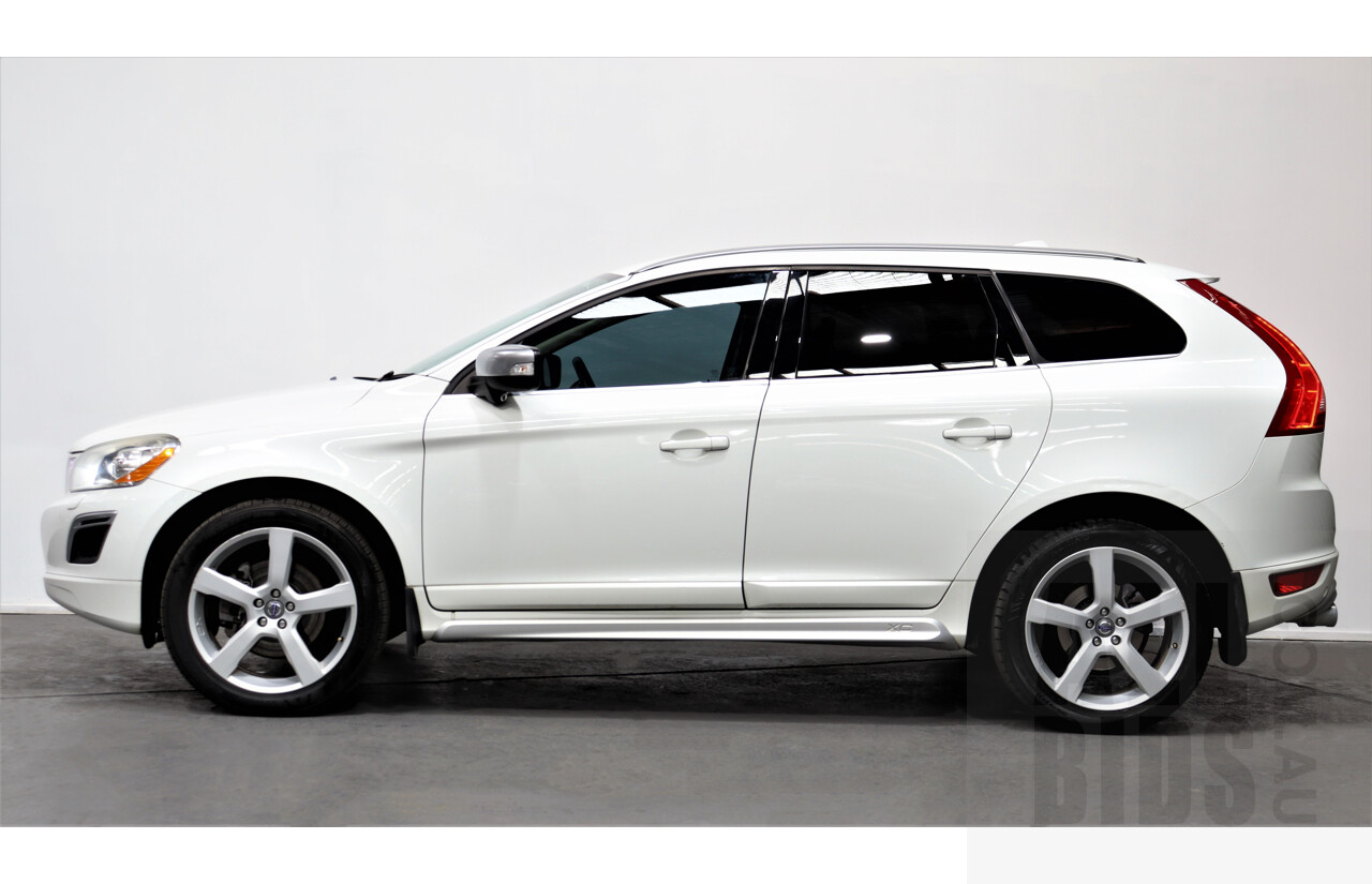 6/2013 Volvo XC60 D5 R-Design Polestar DZ MY12 4d Wagon White 2.4L Turbo Diesel