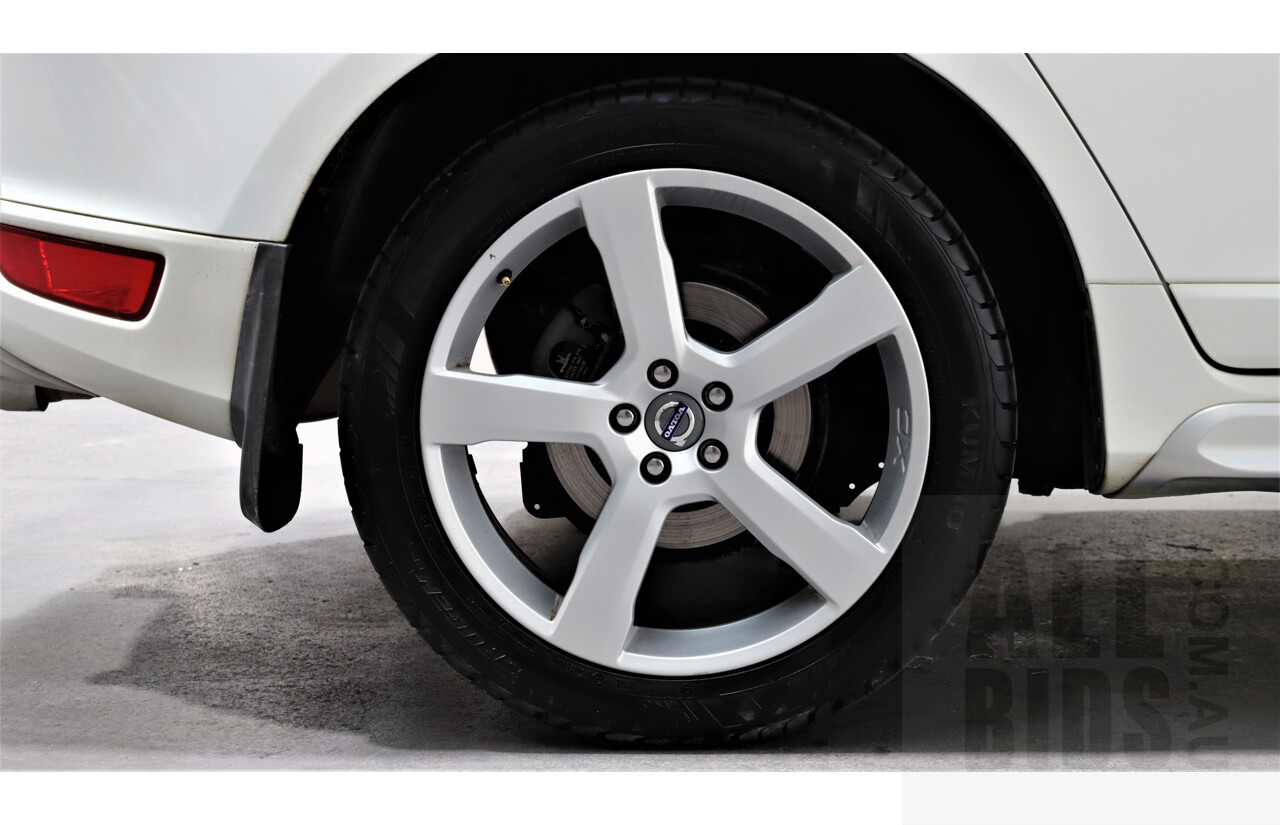 6/2013 Volvo XC60 D5 R-Design Polestar DZ MY12 4d Wagon White 2.4L Turbo Diesel