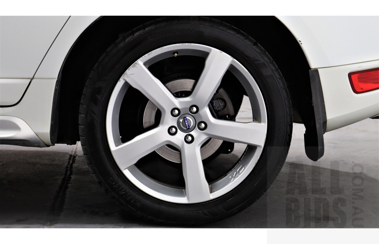 6/2013 Volvo XC60 D5 R-Design Polestar DZ MY12 4d Wagon White 2.4L Turbo Diesel