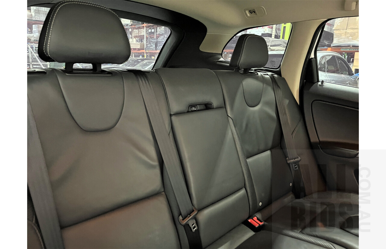 6/2013 Volvo XC60 D5 R-Design Polestar DZ MY12 4d Wagon White 2.4L Turbo Diesel