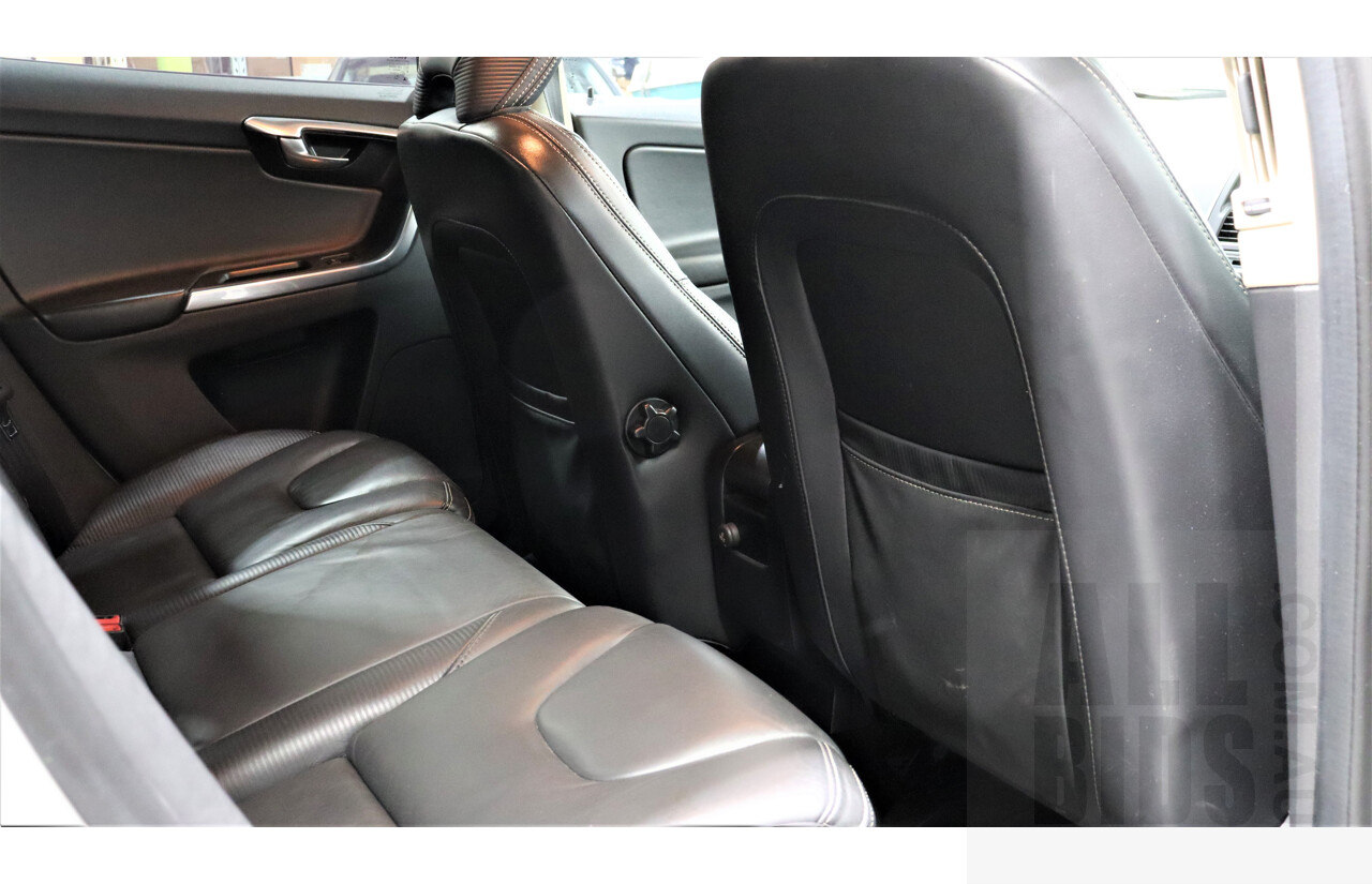 6/2013 Volvo XC60 D5 R-Design Polestar DZ MY12 4d Wagon White 2.4L Turbo Diesel