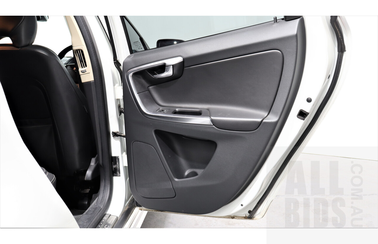 6/2013 Volvo XC60 D5 R-Design Polestar DZ MY12 4d Wagon White 2.4L Turbo Diesel