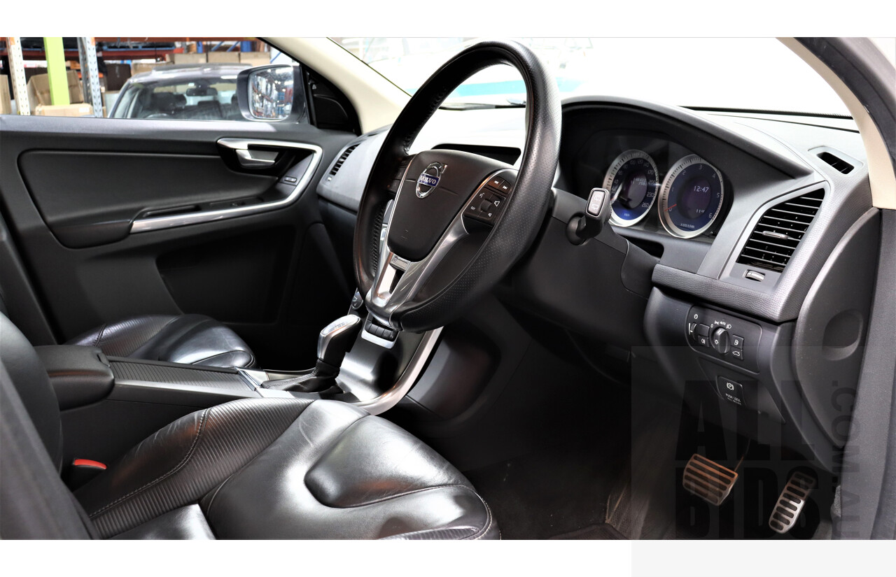 6/2013 Volvo XC60 D5 R-Design Polestar DZ MY12 4d Wagon White 2.4L Turbo Diesel