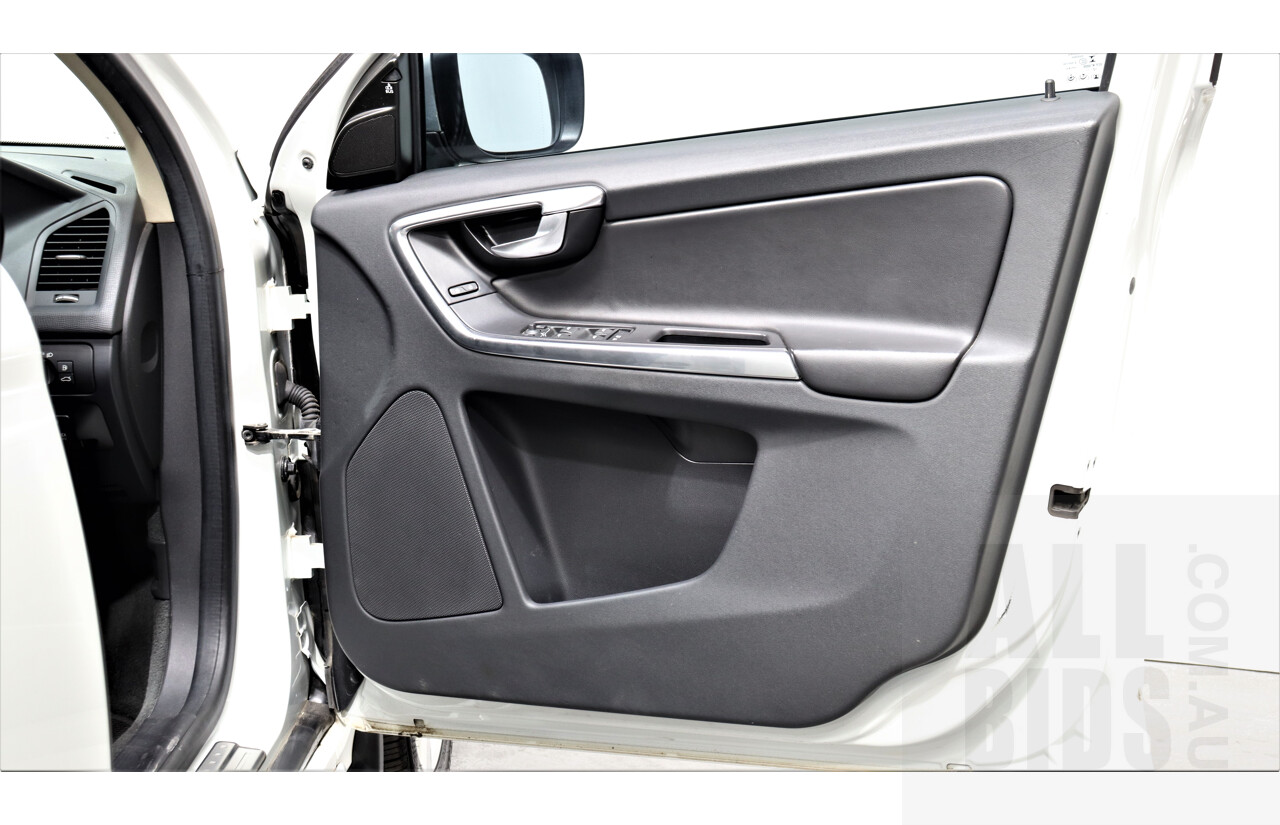 6/2013 Volvo XC60 D5 R-Design Polestar DZ MY12 4d Wagon White 2.4L Turbo Diesel