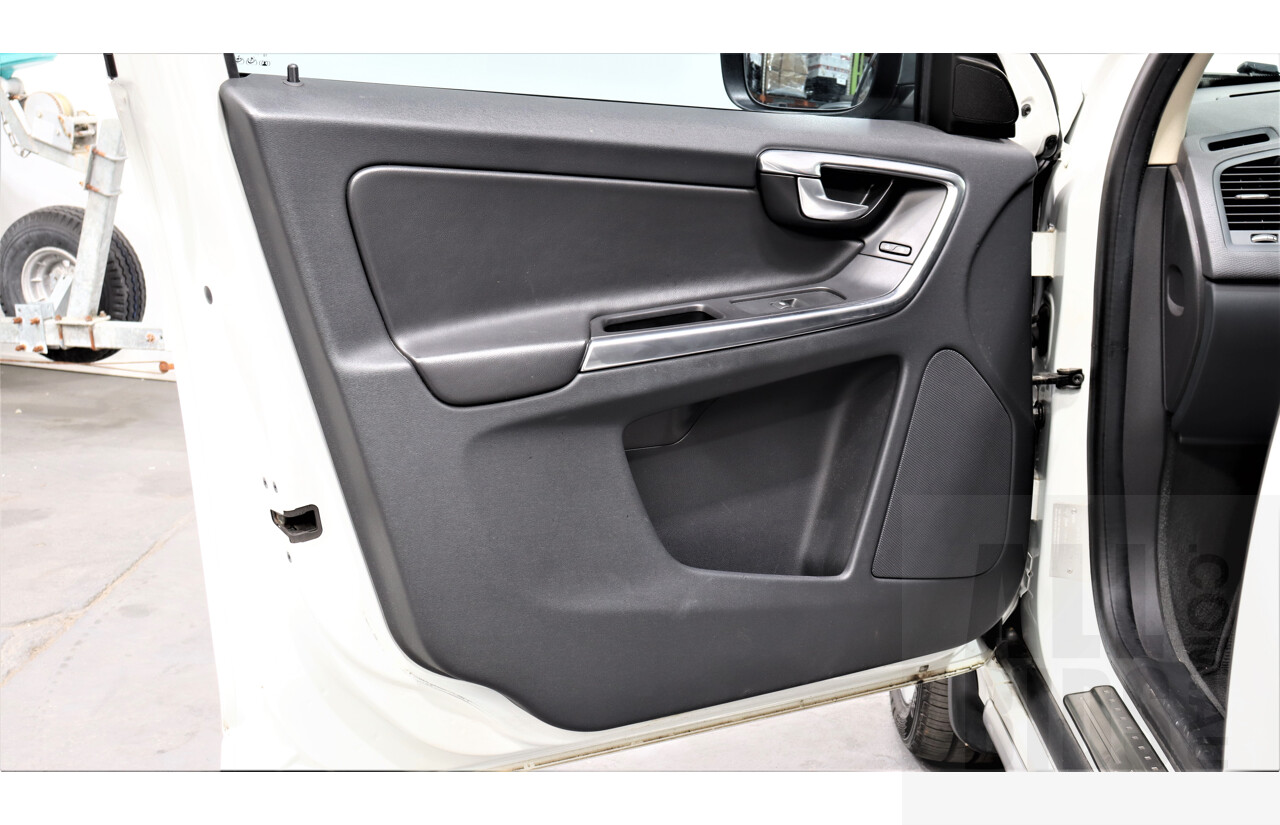 6/2013 Volvo XC60 D5 R-Design Polestar DZ MY12 4d Wagon White 2.4L Turbo Diesel