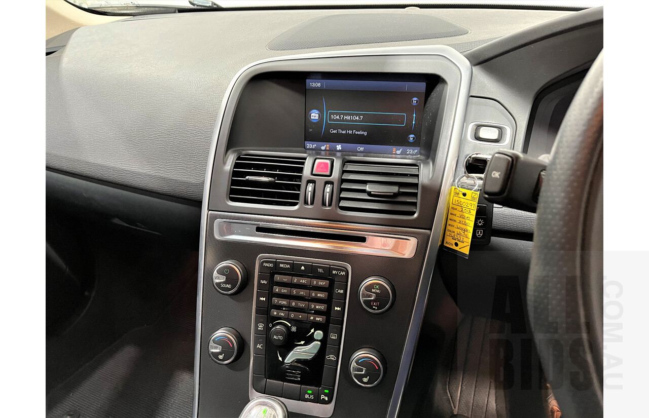 6/2013 Volvo XC60 D5 R-Design Polestar DZ MY12 4d Wagon White 2.4L Turbo Diesel