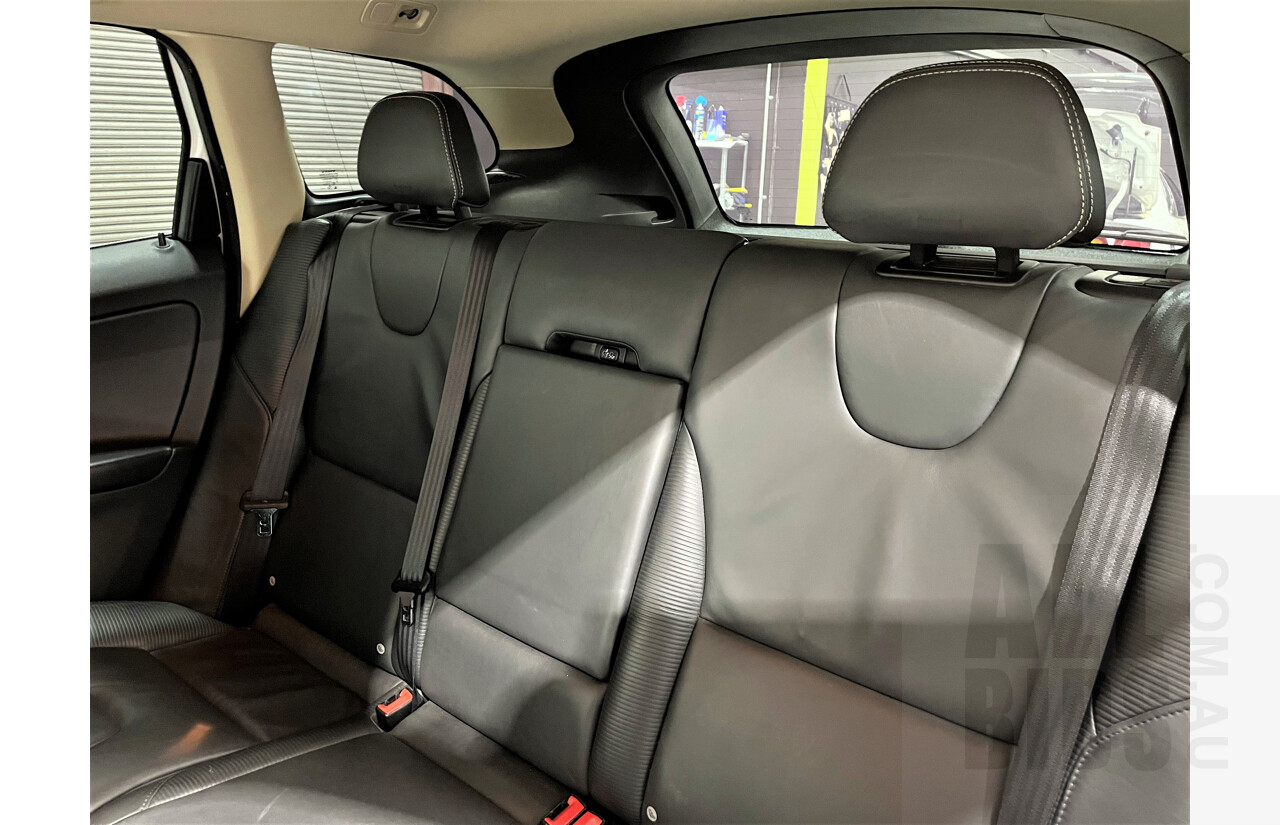 6/2013 Volvo XC60 D5 R-Design Polestar DZ MY12 4d Wagon White 2.4L Turbo Diesel