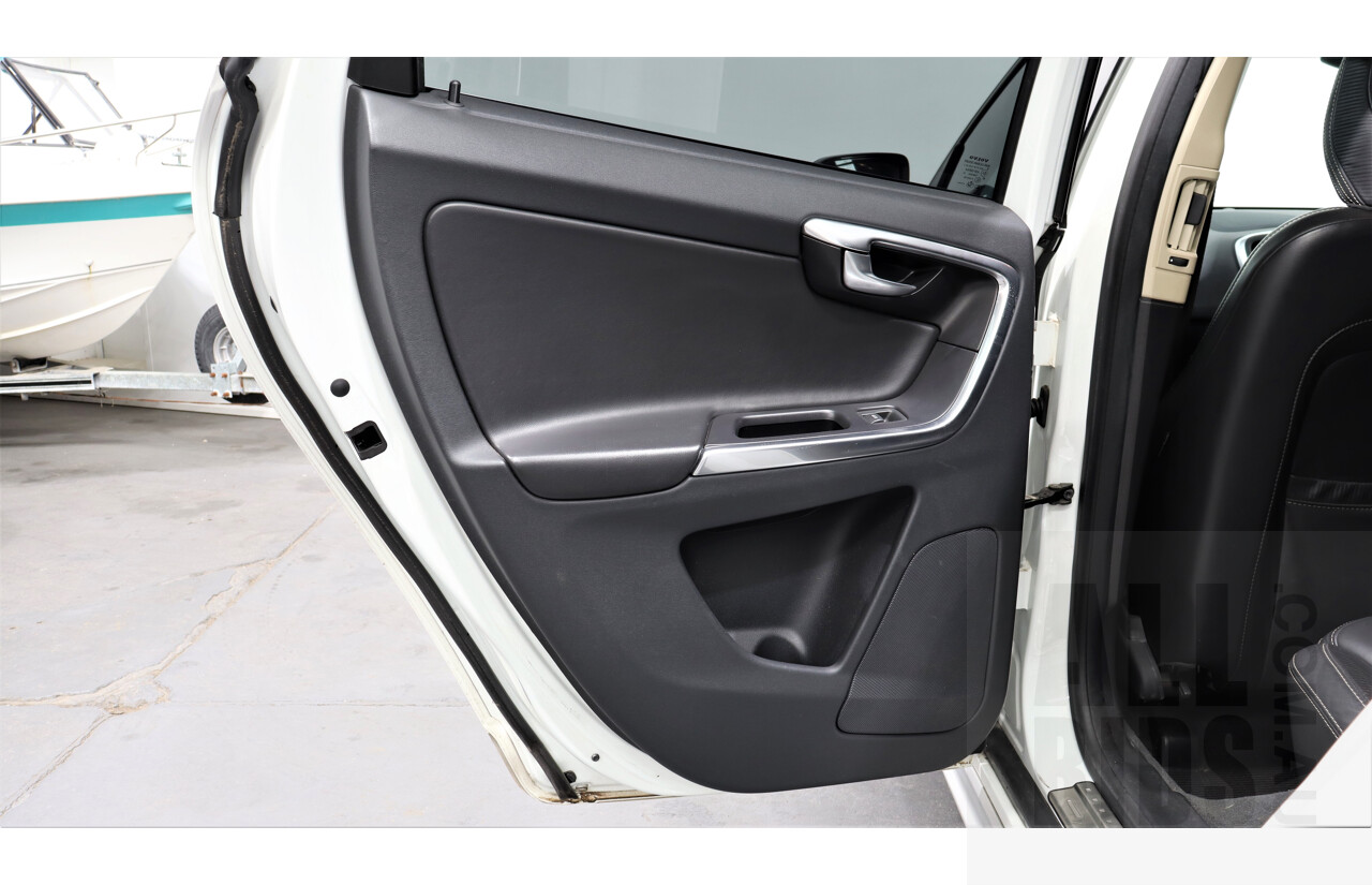 6/2013 Volvo XC60 D5 R-Design Polestar DZ MY12 4d Wagon White 2.4L Turbo Diesel