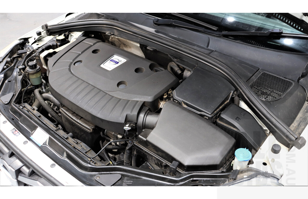 6/2013 Volvo XC60 D5 R-Design Polestar DZ MY12 4d Wagon White 2.4L Turbo Diesel