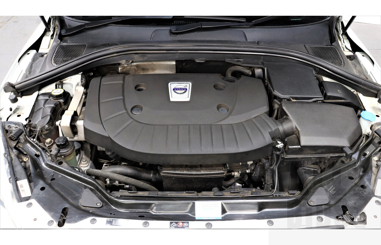 6/2013 Volvo XC60 D5 R-Design Polestar DZ MY12 4d Wagon White 2.4L Turbo Diesel