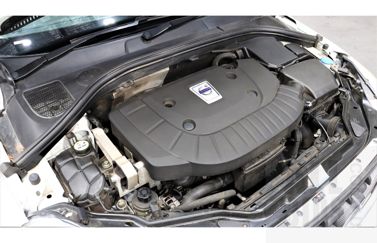 6/2013 Volvo XC60 D5 R-Design Polestar DZ MY12 4d Wagon White 2.4L Turbo Diesel