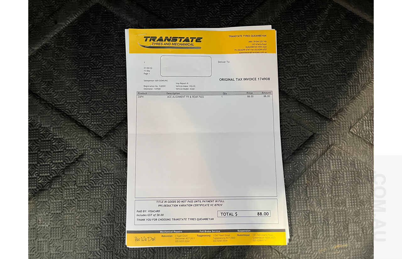 6/2013 Volvo XC60 D5 R-Design Polestar DZ MY12 4d Wagon White 2.4L Turbo Diesel