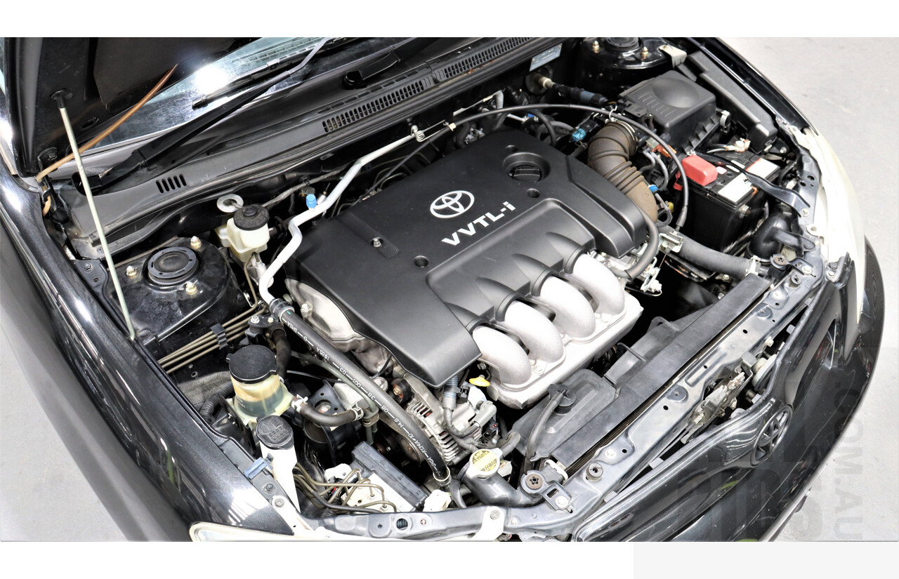 11/2005 Toyota Corolla Sportivo ZZE123R 5d Hatchback Black 1.8L