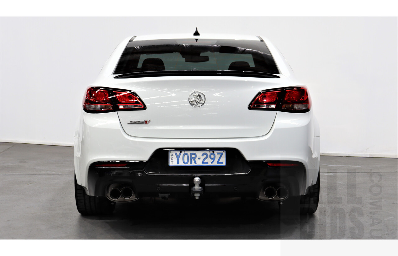 10/2014 Holden Commodore SS-V Redline VF MY15 4d Sedan White 6.0L