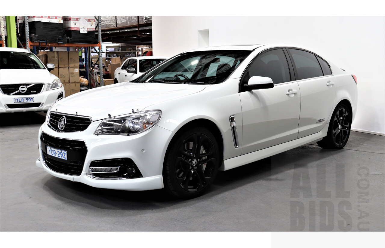 10/2014 Holden Commodore SS-V Redline VF MY15 4d Sedan White 6.0L