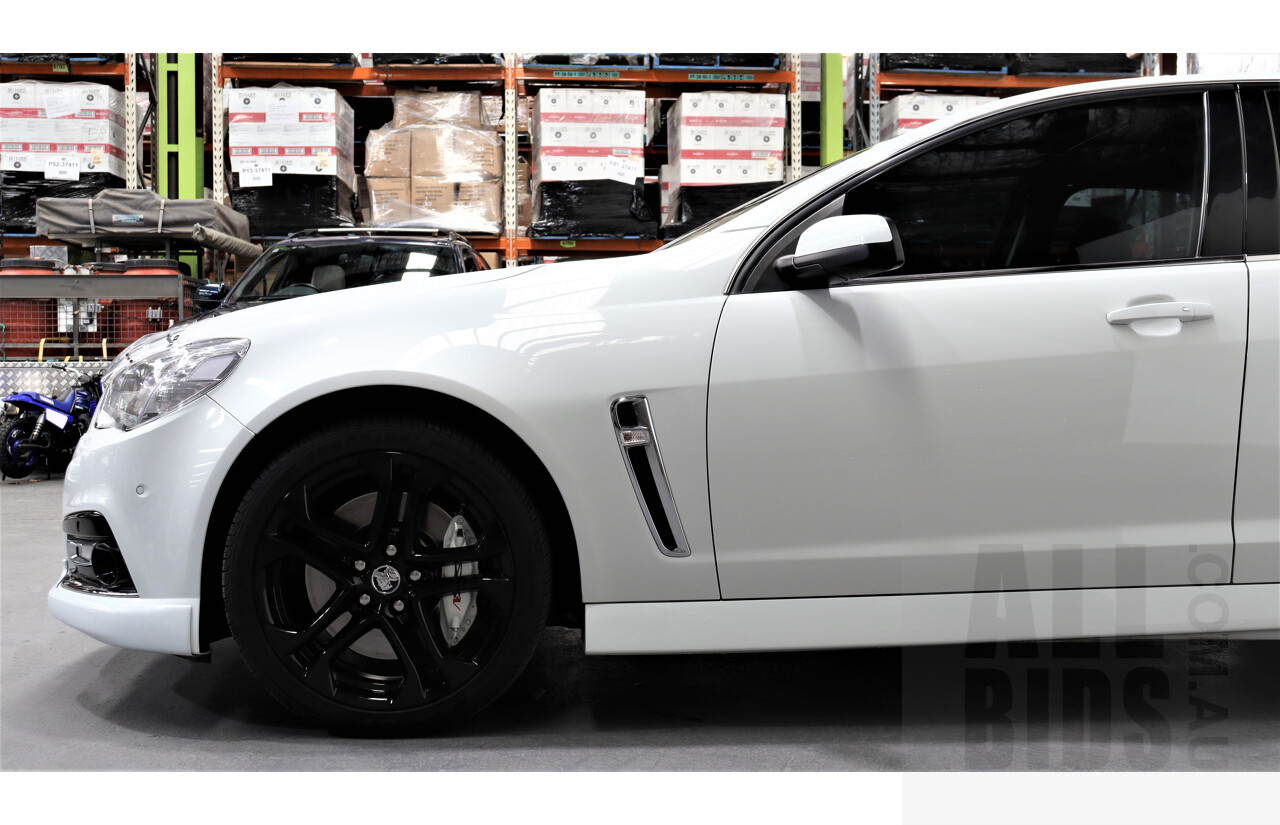 10/2014 Holden Commodore SS-V Redline VF MY15 4d Sedan White 6.0L