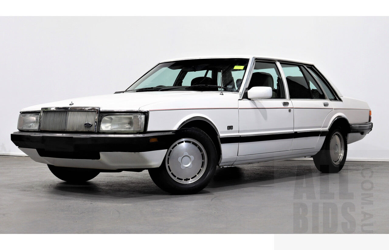 9/1987 Ford LTD FE 4d Sedan White Auto EFI 4.0L