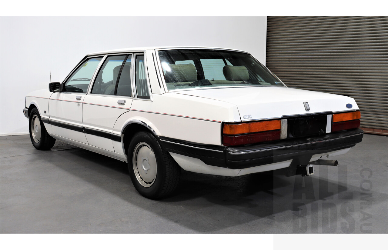 9/1987 Ford LTD FE 4d Sedan White Auto EFI 4.0L