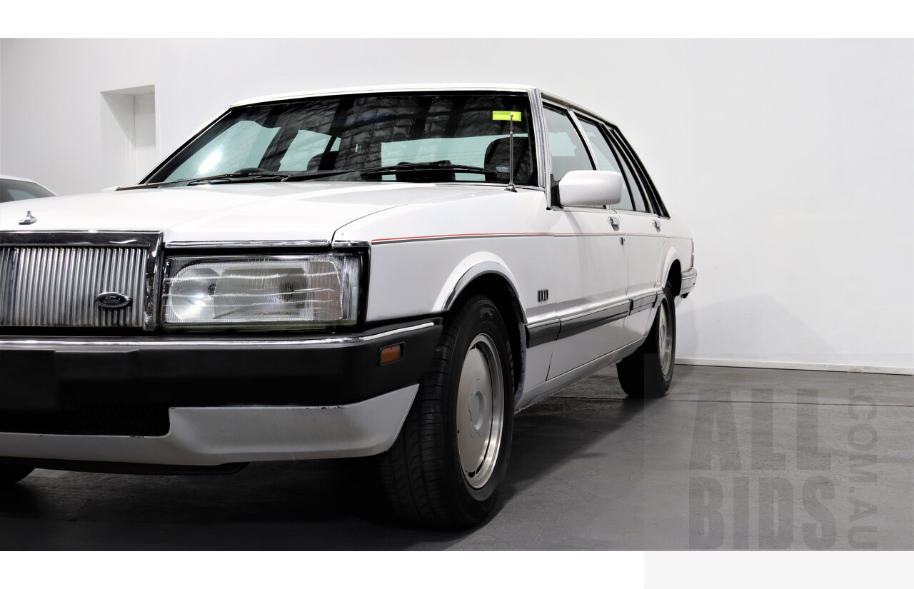 9/1987 Ford LTD FE 4d Sedan White Auto EFI 4.0L