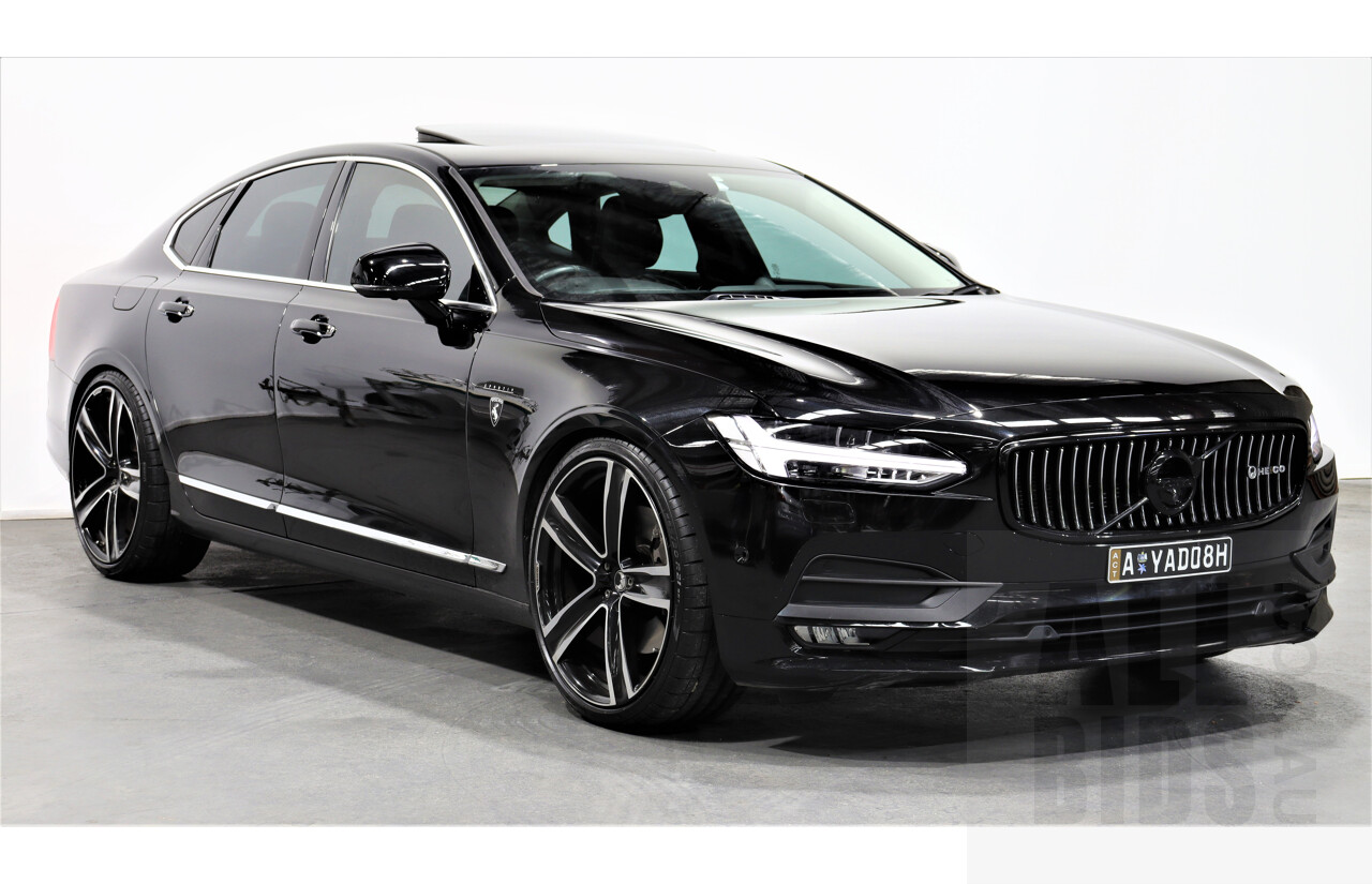 9/2016 Volvo S90 T6 Inscription R- Design AWD Heico Sportiv Concept Car 1 of 1 - MY16 4d Sedan Black 2.0L Turbocharged and Supercharged