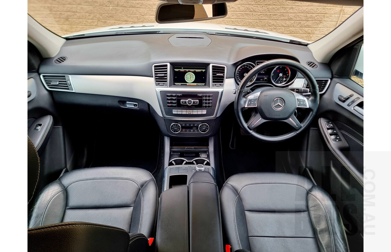 11/2013 Mercedes-Benz ML 250 CDI Bluetec (4x4) 166 4d Wagon Polar White 2.1L Turbo Diesel