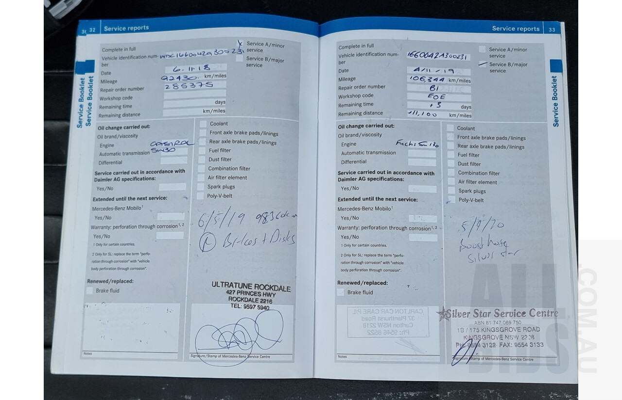 11/2013 Mercedes-Benz ML 250 CDI Bluetec (4x4) 166 4d Wagon Polar White 2.1L Turbo Diesel