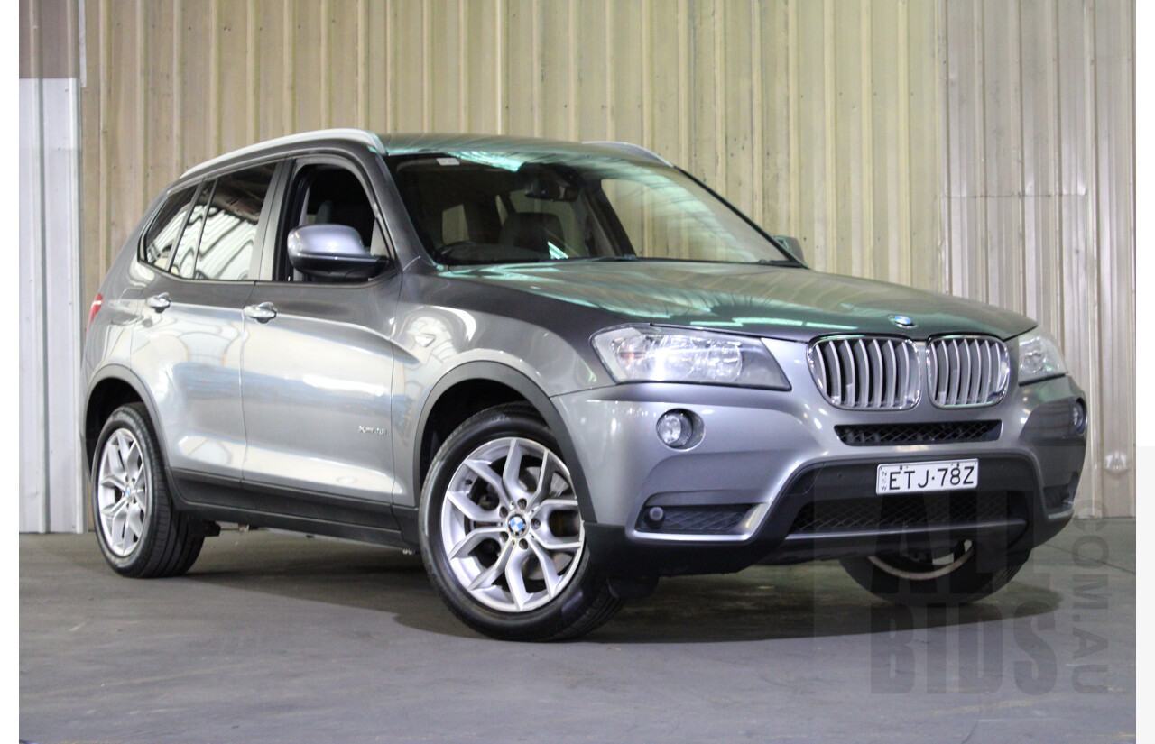 3/2011 BMW X3 X-drive 28i F25 4d Wagon Grey 3.0L