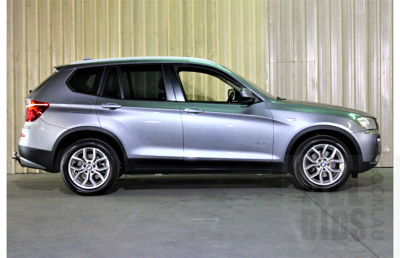 3/2011 BMW X3 X-drive 28i F25 4d Wagon Grey 3.0L