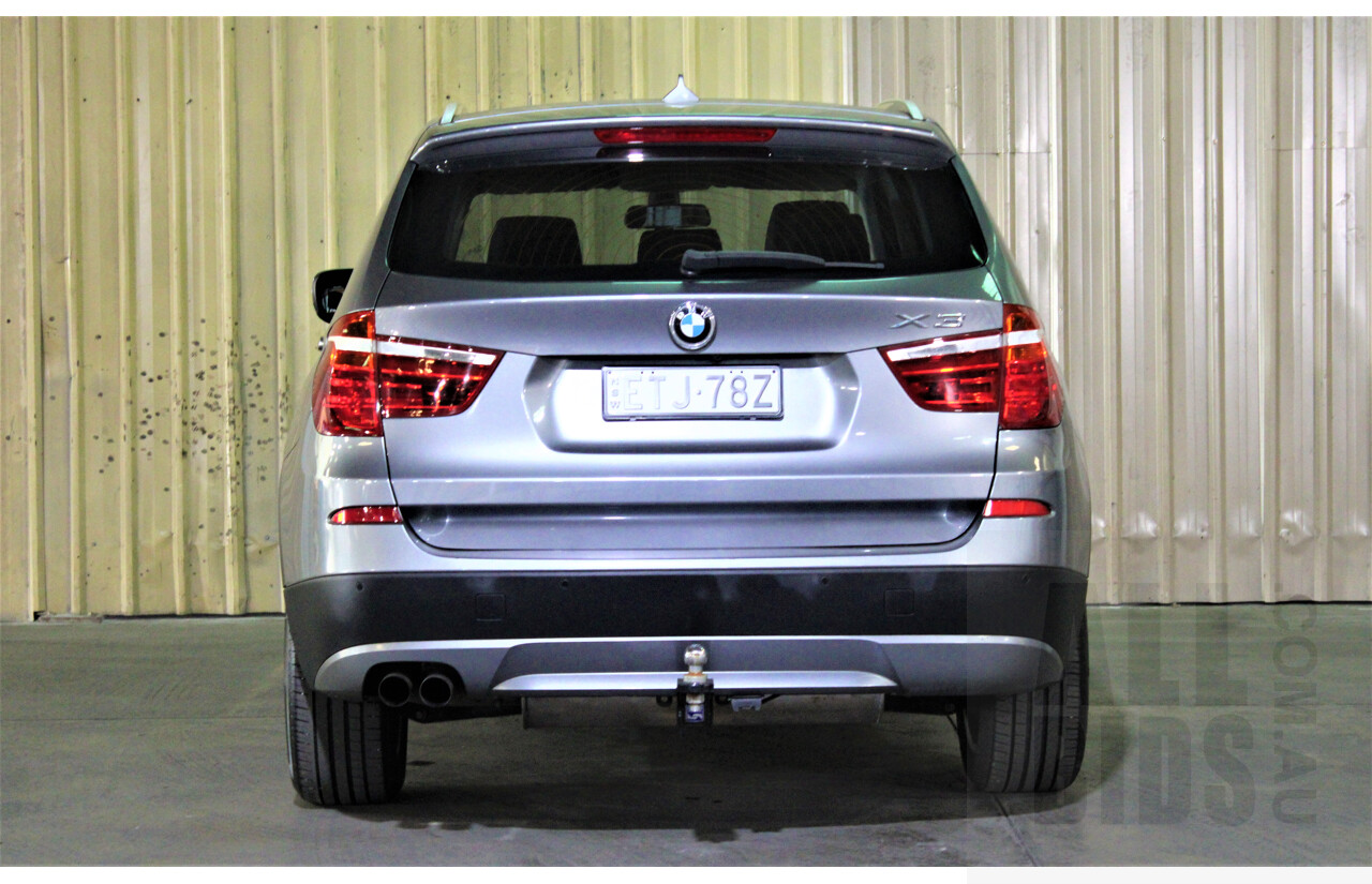 3/2011 BMW X3 X-drive 28i F25 4d Wagon Grey 3.0L