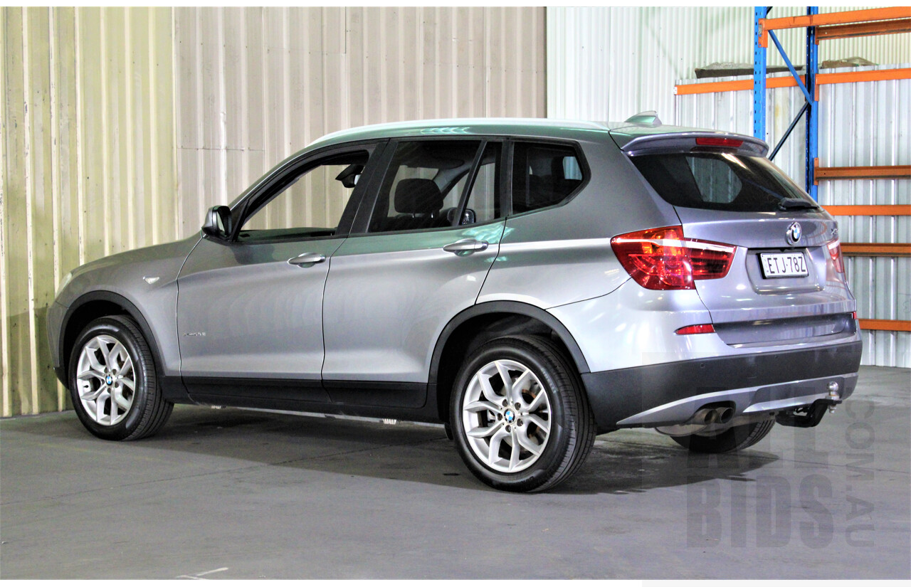 3/2011 BMW X3 X-drive 28i F25 4d Wagon Grey 3.0L