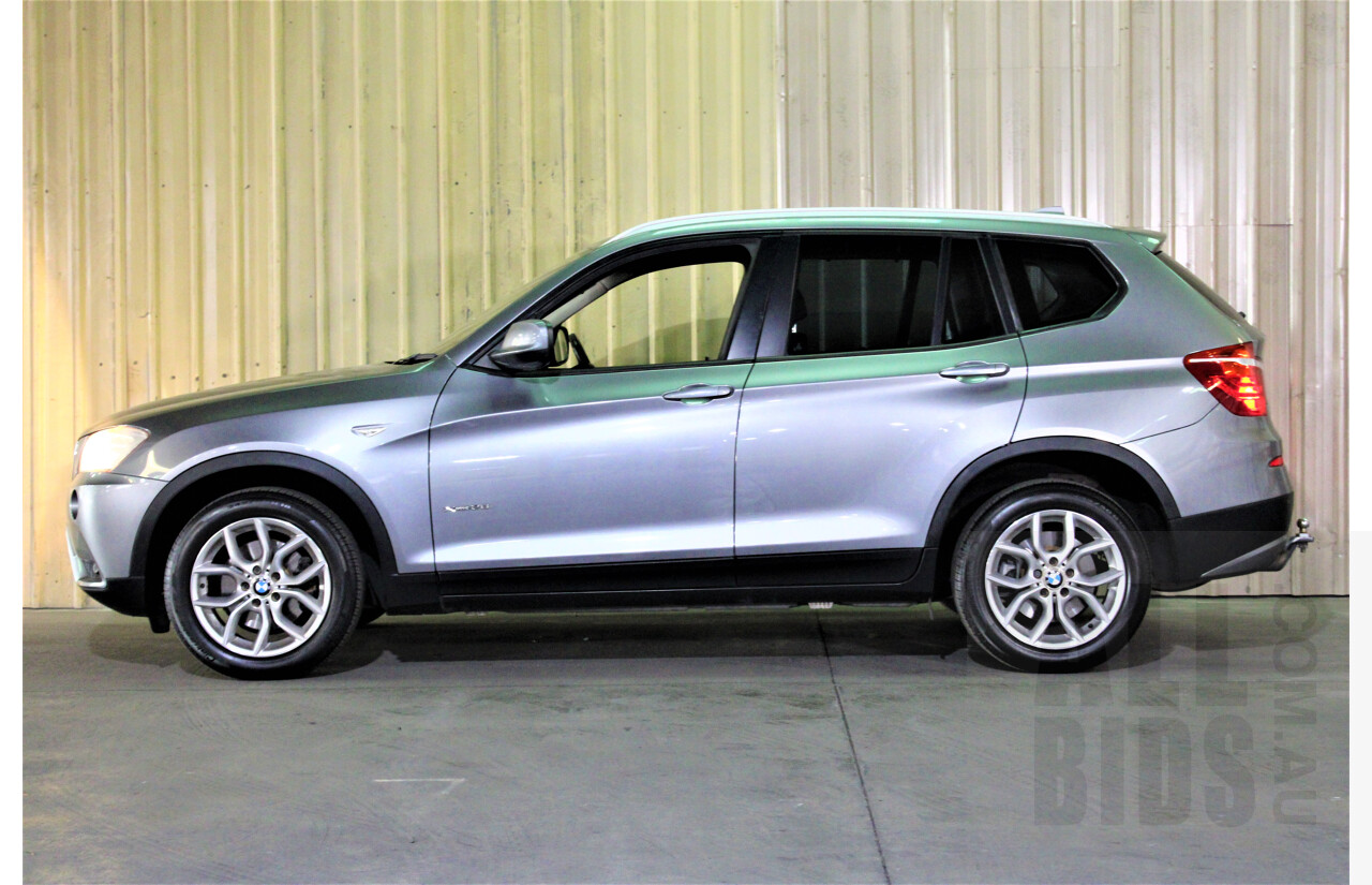 3/2011 BMW X3 X-drive 28i F25 4d Wagon Grey 3.0L
